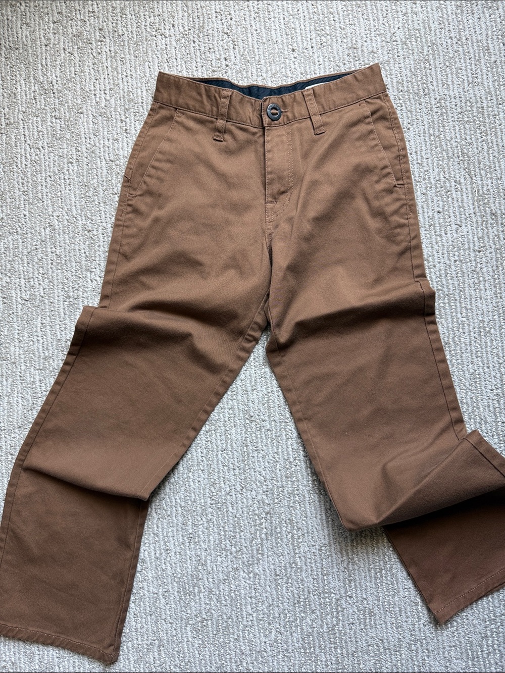 Volcom Boy’s Brown Chino Pants